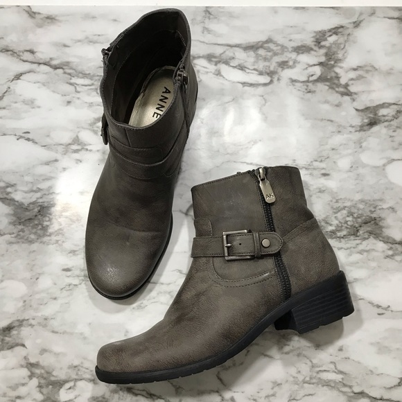 anne klein gray shoes